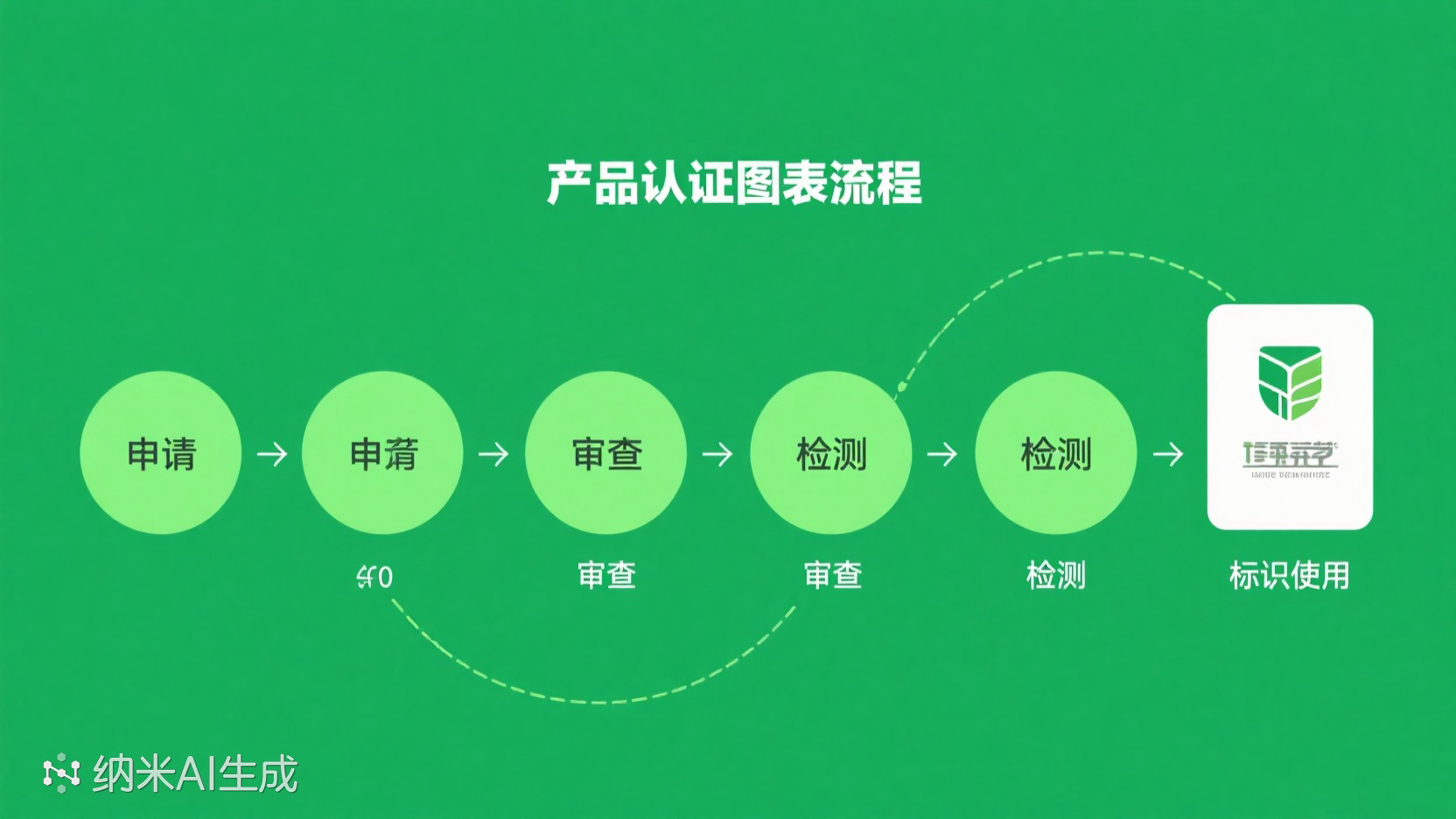 綠色產(chǎn)品認證流程示意圖